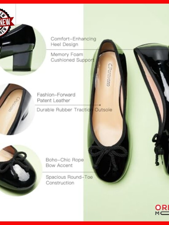 Kayla Buckle Block Heel Nappa Pumps | Talbots Nappa Lambskin Pumps with 1.77 Inch Block Heel and Plush Cushioning